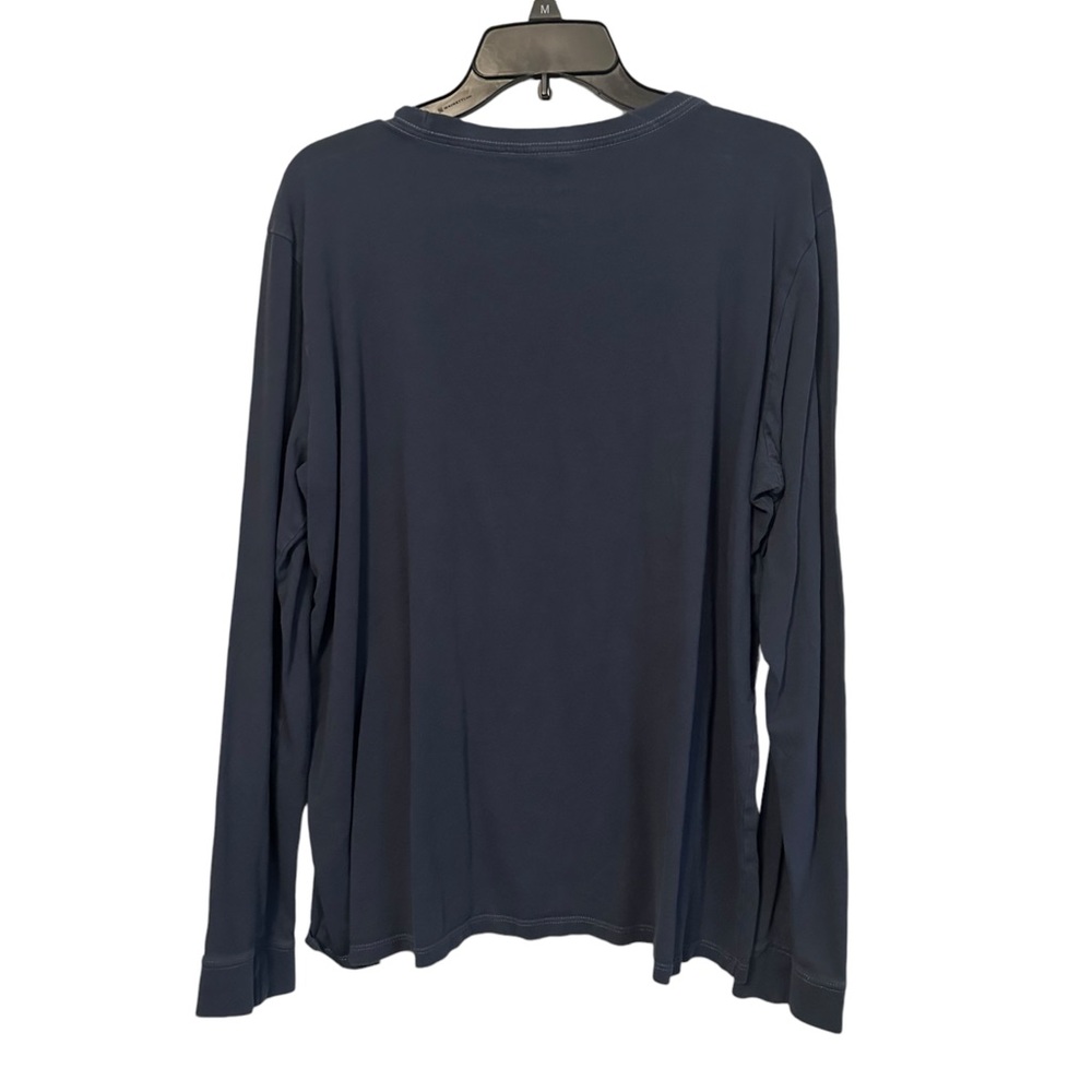 Life is Good Navy Blue Amman Fall Maple Leaf Long Sleeve Tee Shirt XL - Picture 2 of 6